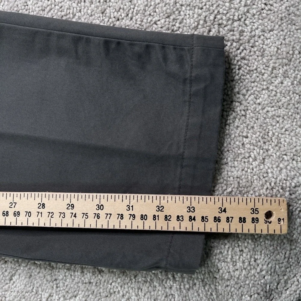 Banana Republic Pants Mens 33x34 Gray Gavin Chino Straight Leg Cotton Business